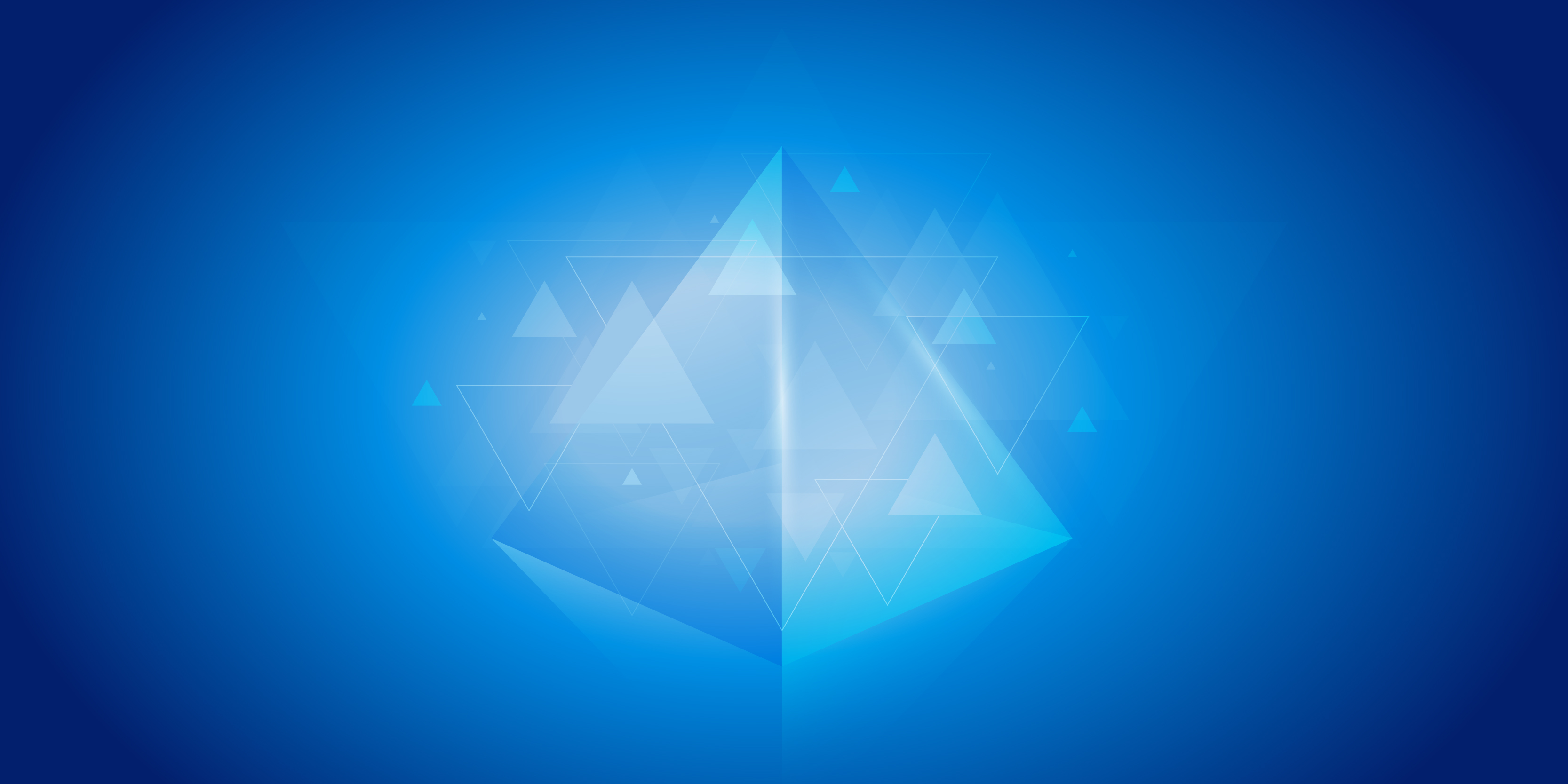 Abstract triangles stacked