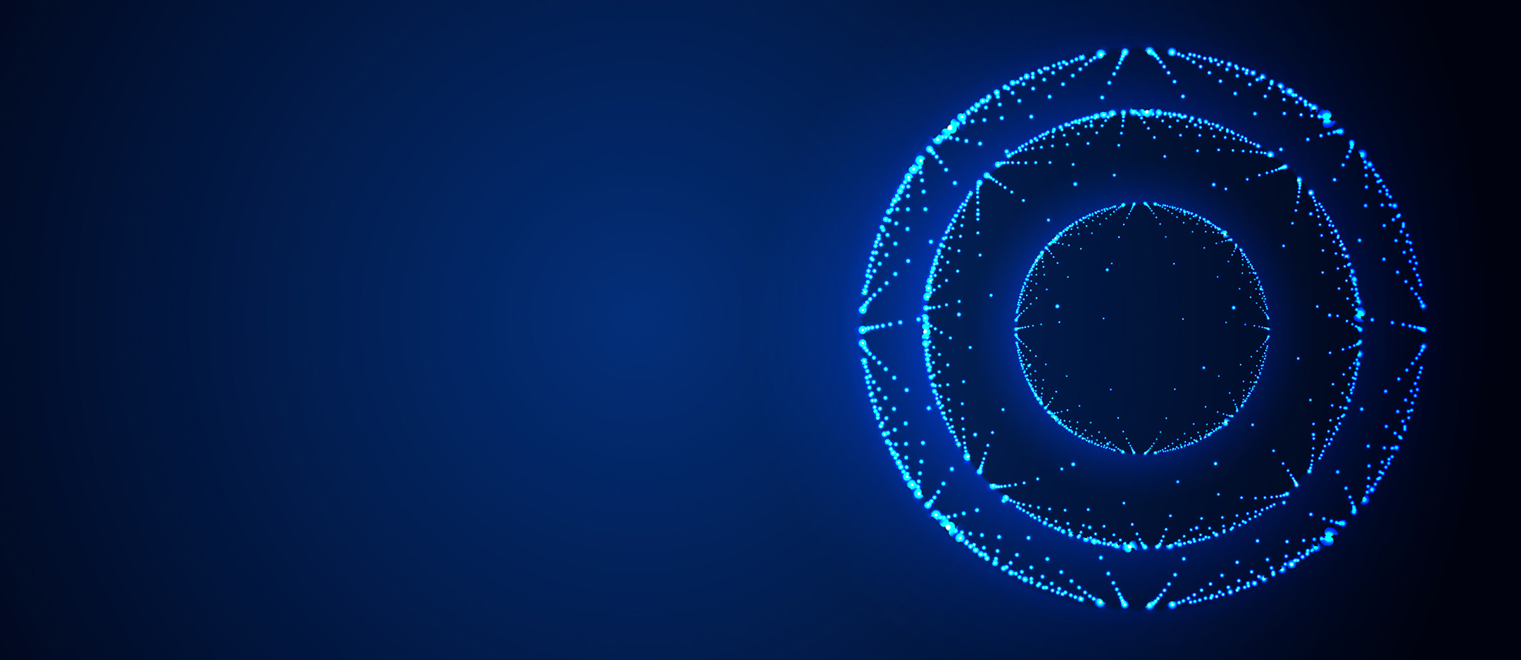 geometrical circles inside each other