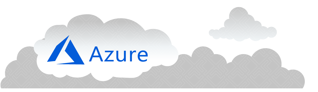 Azure logo in a floating cloud