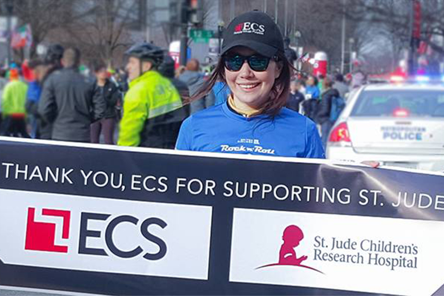 ECS Employees at St. Jude walk