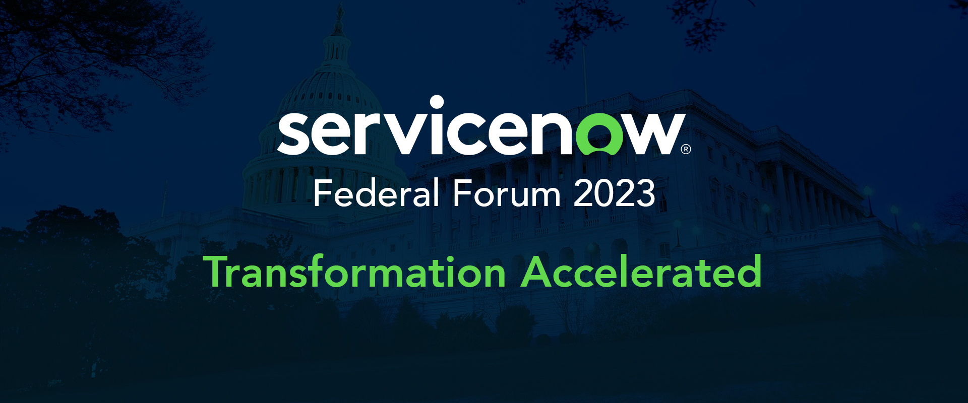 ServiceNow Federal Forum 2023 — ECS